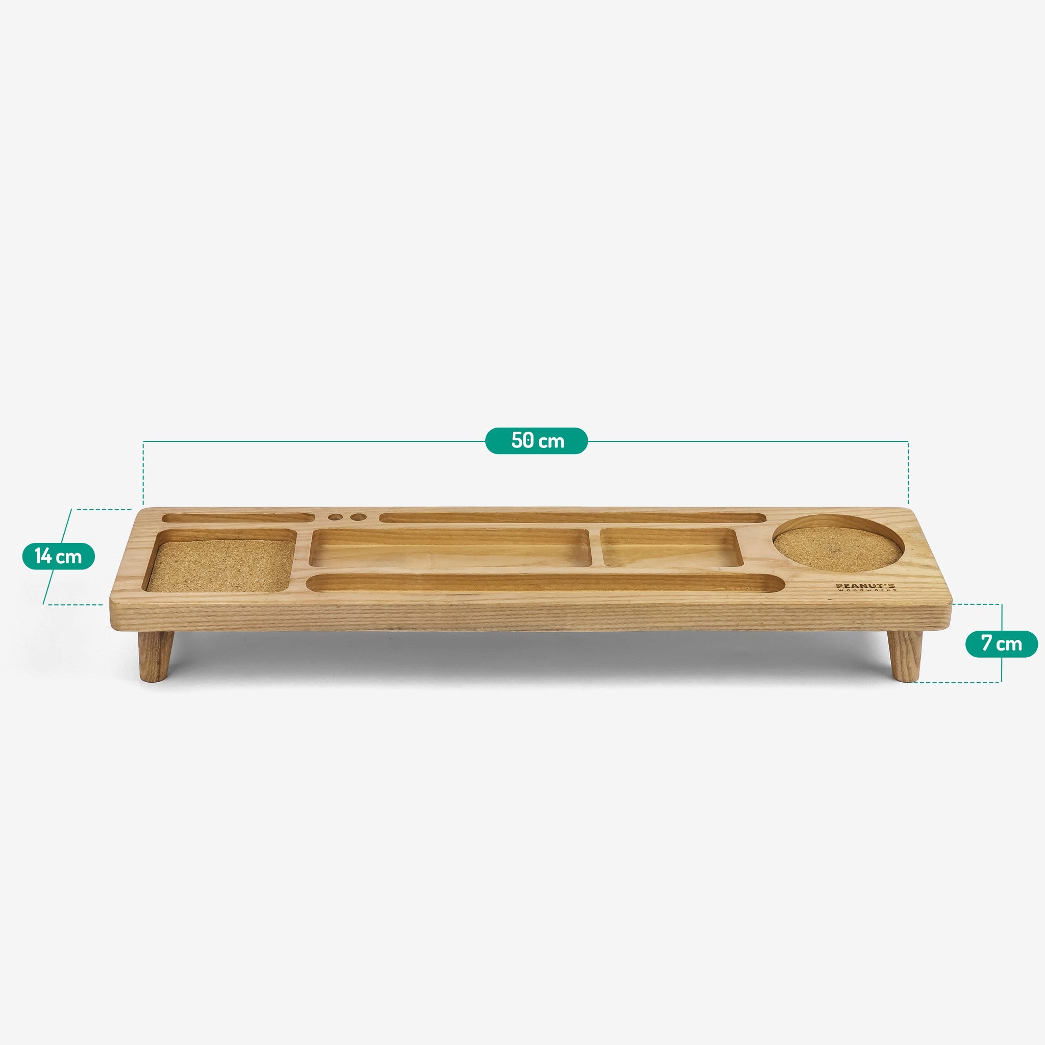 Wooden stacking tray for desk organization - "Ban Tổ Chức" from Peanut's Woodworks