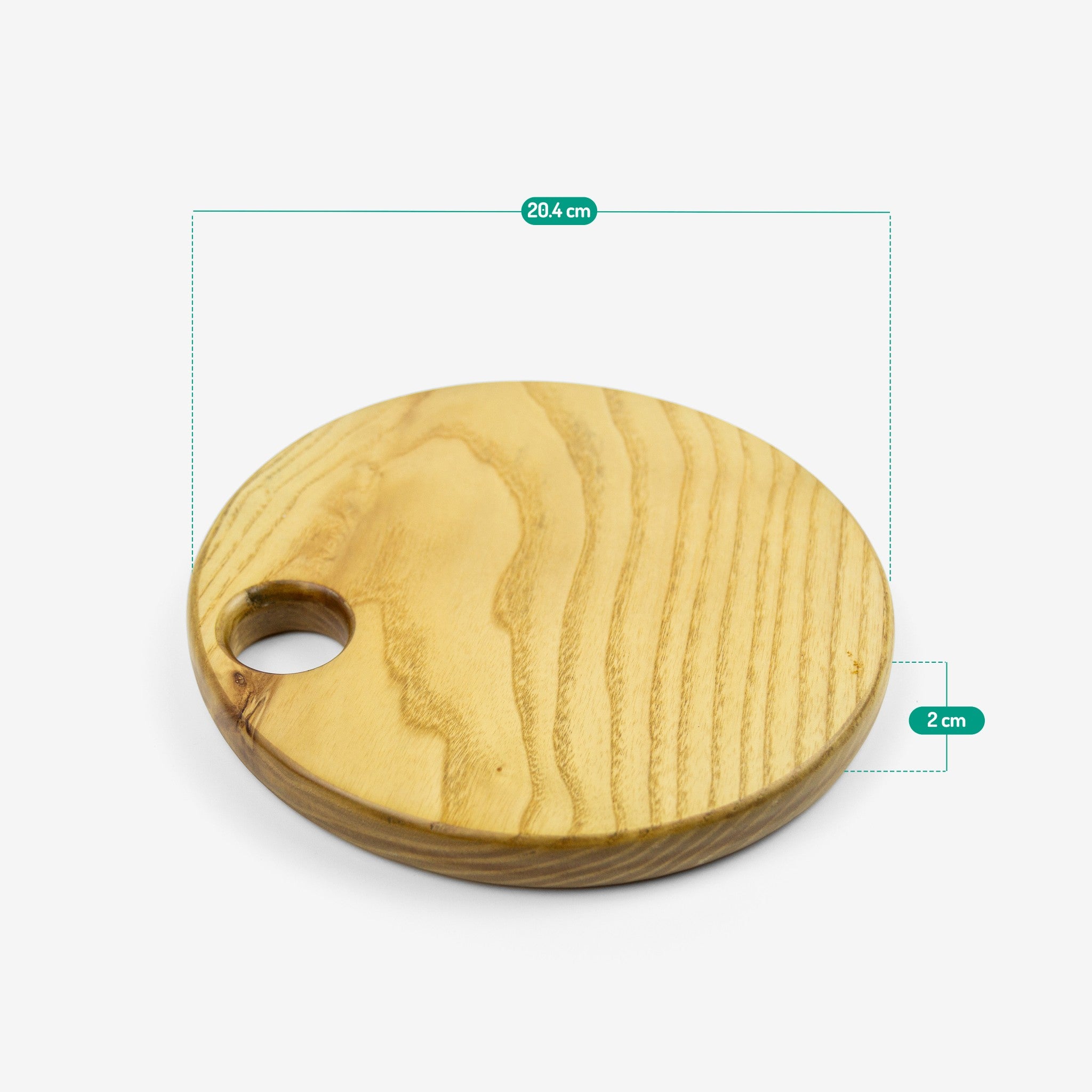 Khay gỗ tròn - "Bánh dày" từ Peanut’s Woodworks