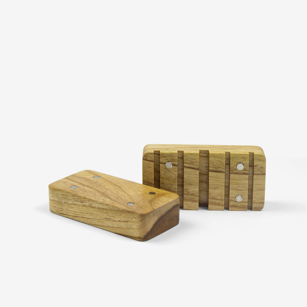 Chặn gỗ giữ dây cáp - "Bitelock" từ Peanut’s Woodworks