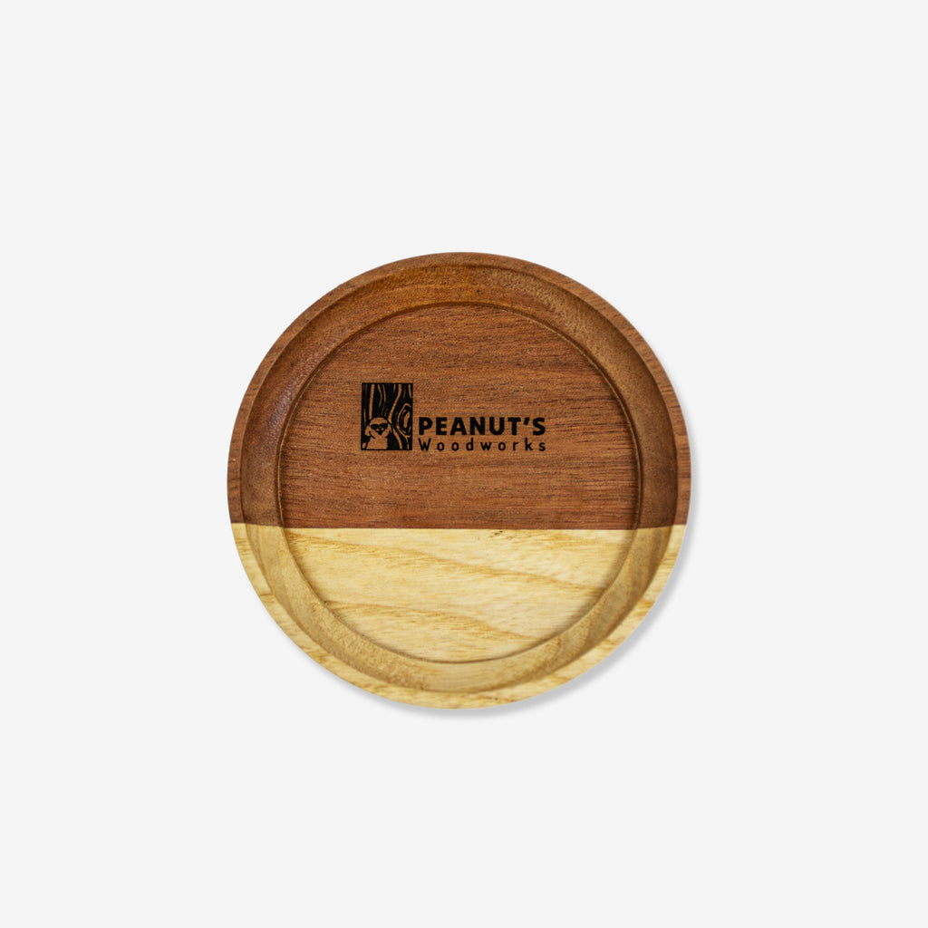 [Bộ 6 cái] Lót ly gỗ tròn - "Cái Mâm" từ Peanut’s Woodworks