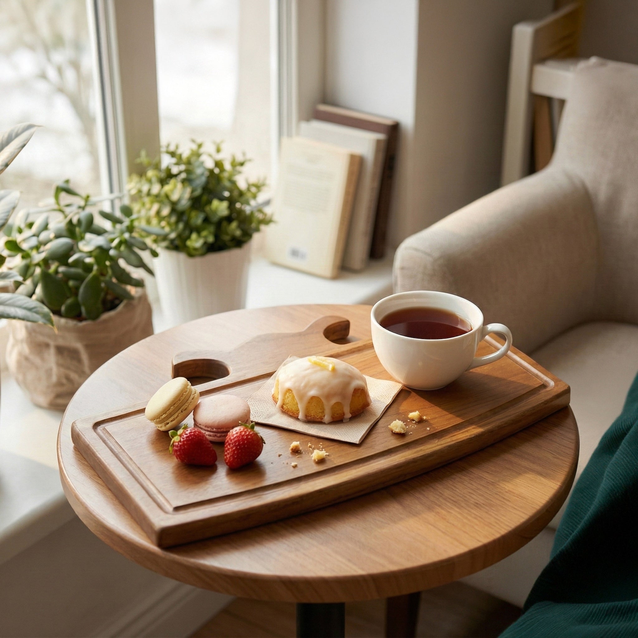 Khay gỗ - "Cắm sừng" từ Peanut's Woodworks