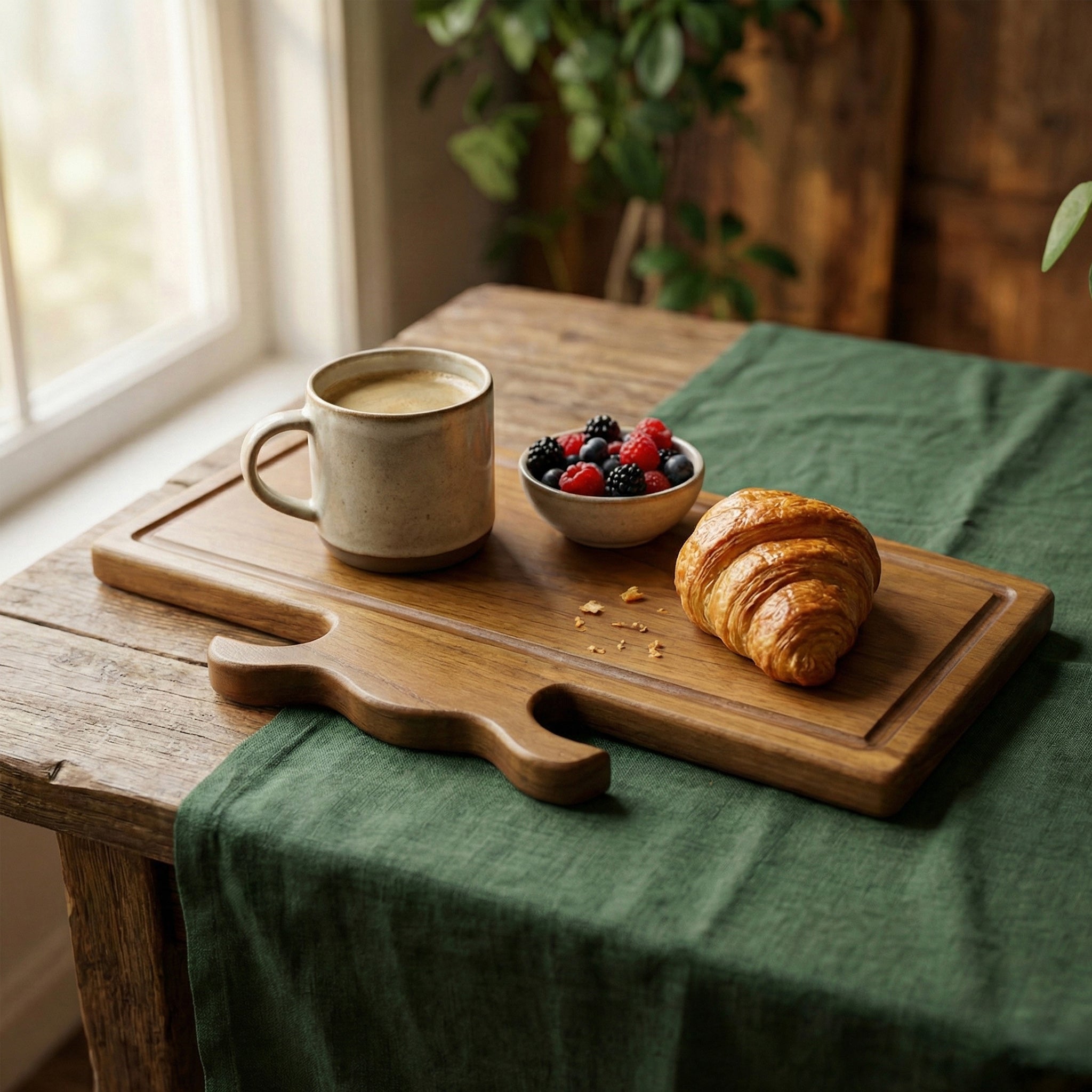 Khay gỗ - "Cắm sừng" từ Peanut's Woodworks