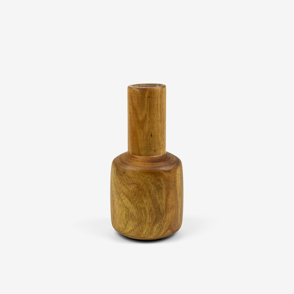 Mini wooden table vase - "Mortar and Pestle" from Peanut's Woodworks