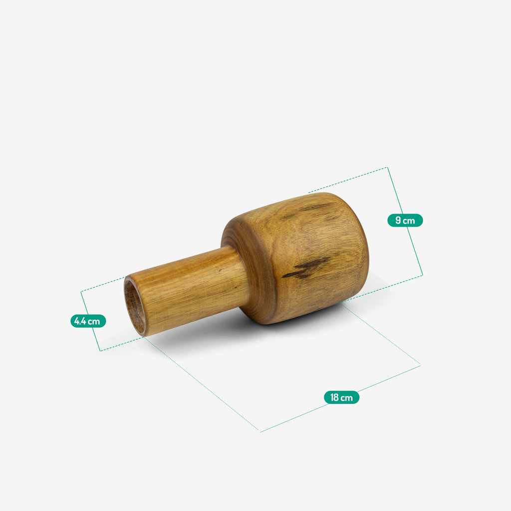 Mini wooden table vase - "Mortar and Pestle" from Peanut's Woodworks