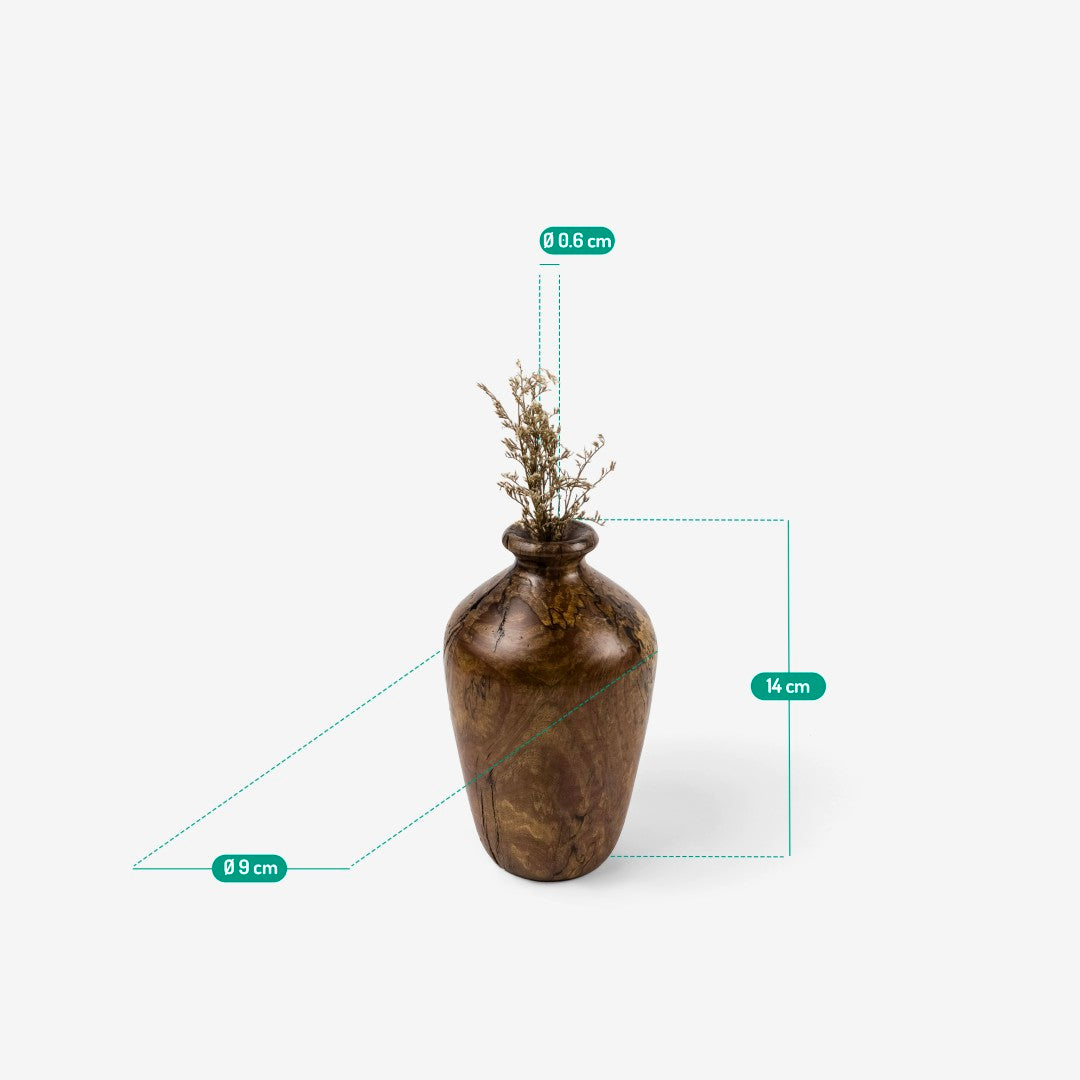 Lọ hoa gỗ mini để bàn – “Chummy” từ Peanut's Woodworks