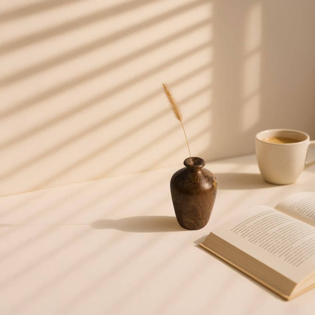 Lọ hoa gỗ mini để bàn – “Chummy” từ Peanut's Woodworks