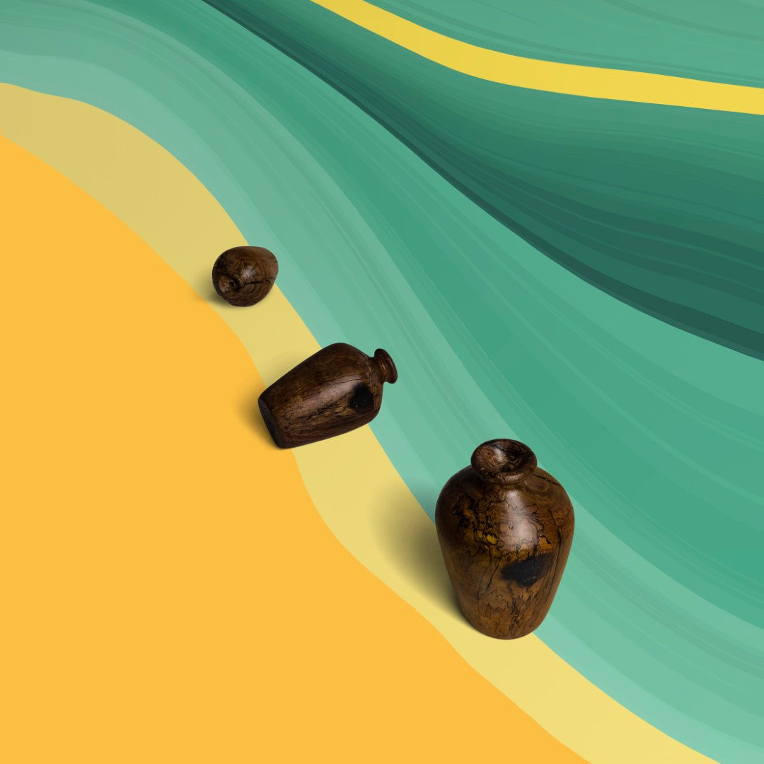Lọ hoa gỗ mini để bàn – “Chummy” từ Peanut's Woodworks