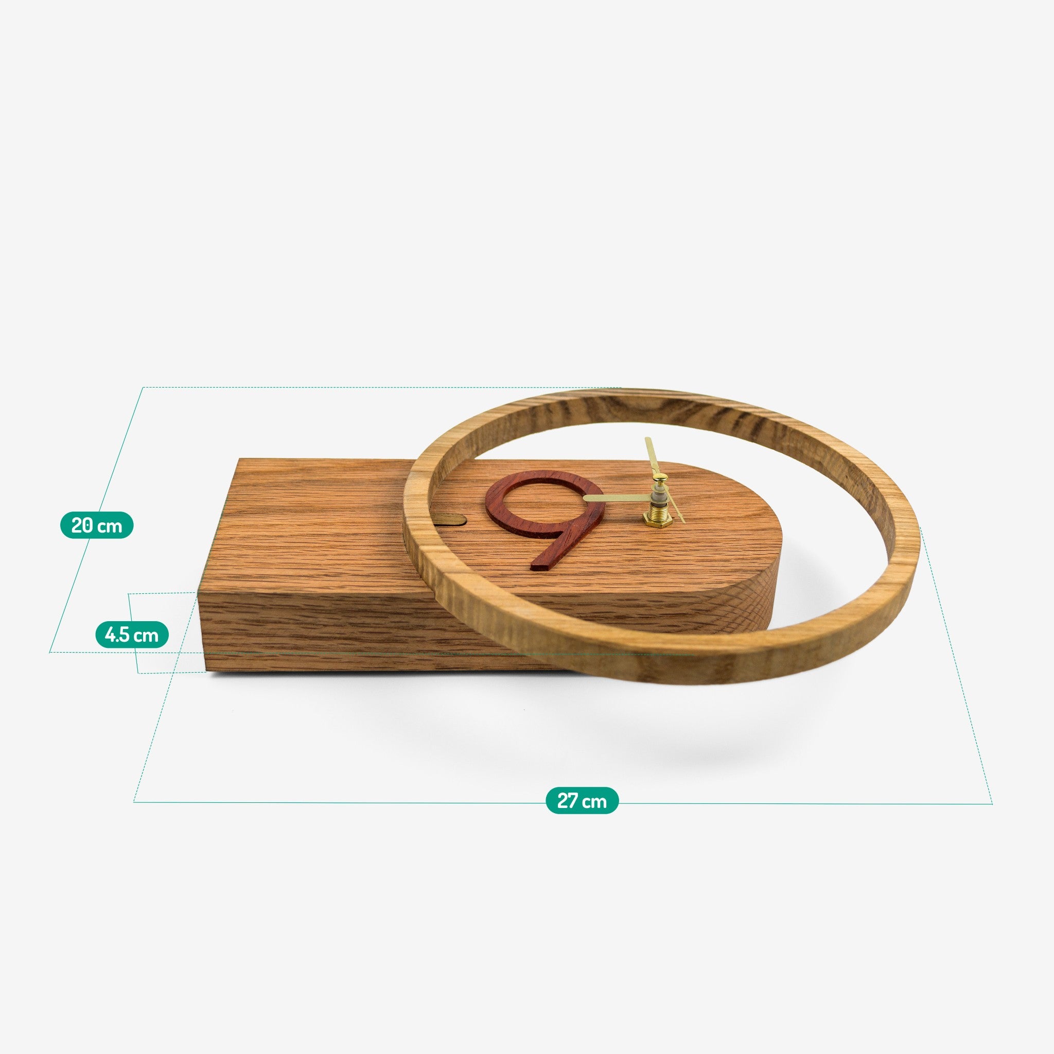 Đồng hồ gắn tường viền gỗ - "Circo" từ Peanut’s Woodworks