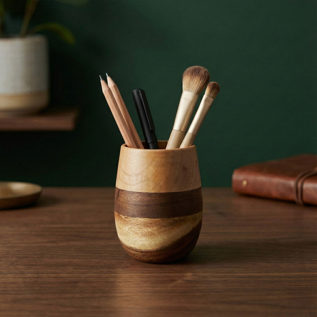 Cốc đựng bút - "Deskdrop" từ Peanut's Woodworks