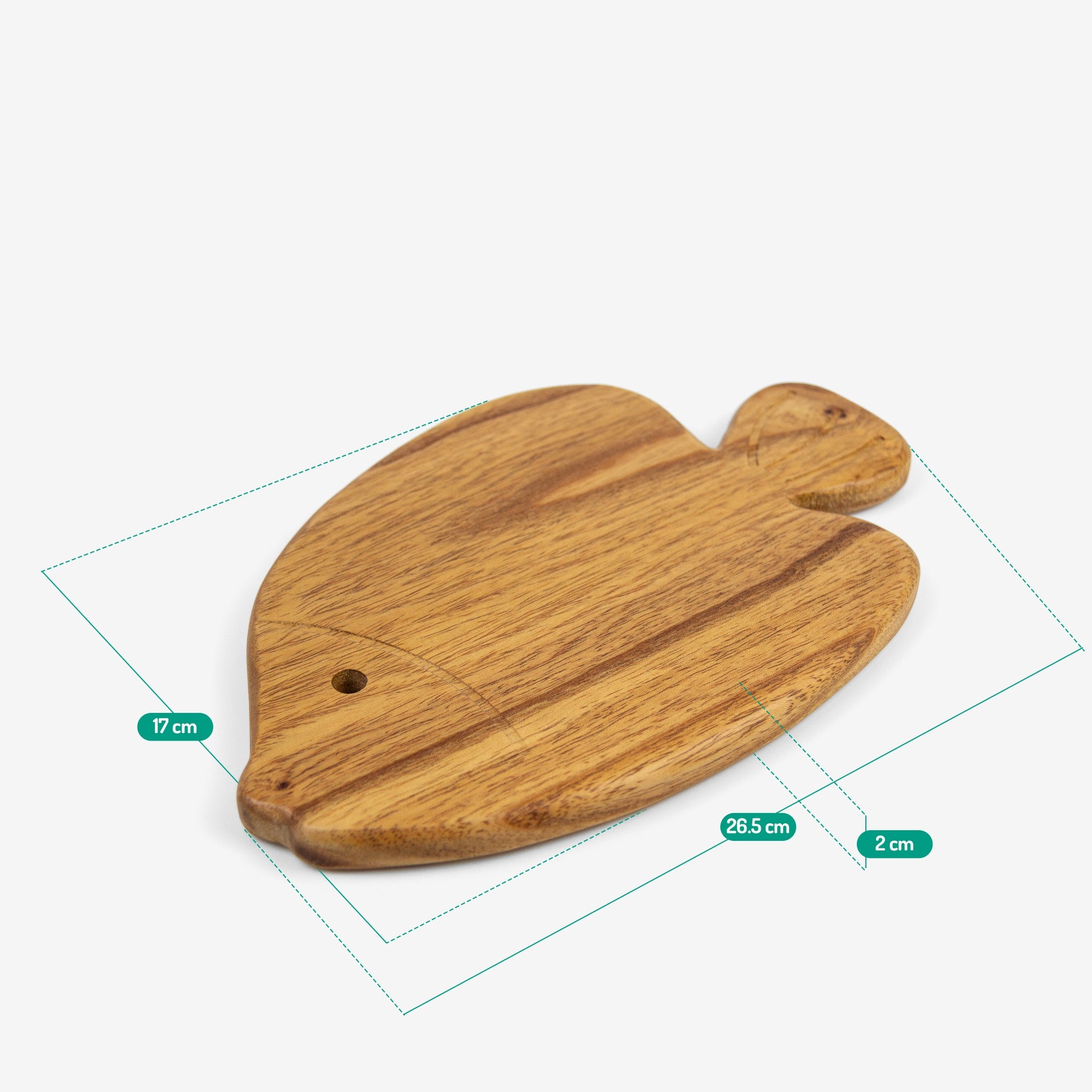 Khay gỗ hình cá - "Finny" từ Peanut’s Woodworks