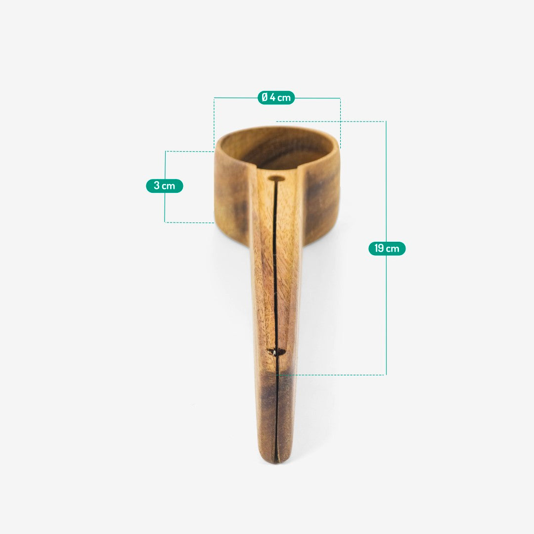 Muỗng gỗ kiêm kẹp miệng túi – “Kẹp Mỏ” từ Peanut's Woodworks