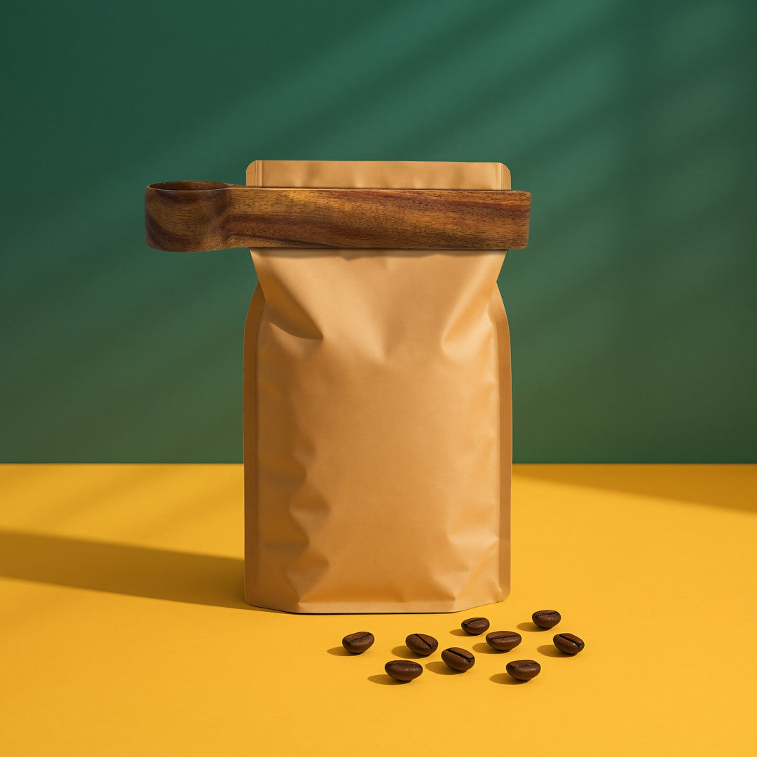 Muỗng gỗ kiêm kẹp miệng túi – “Kẹp Mỏ” từ Peanut's Woodworks