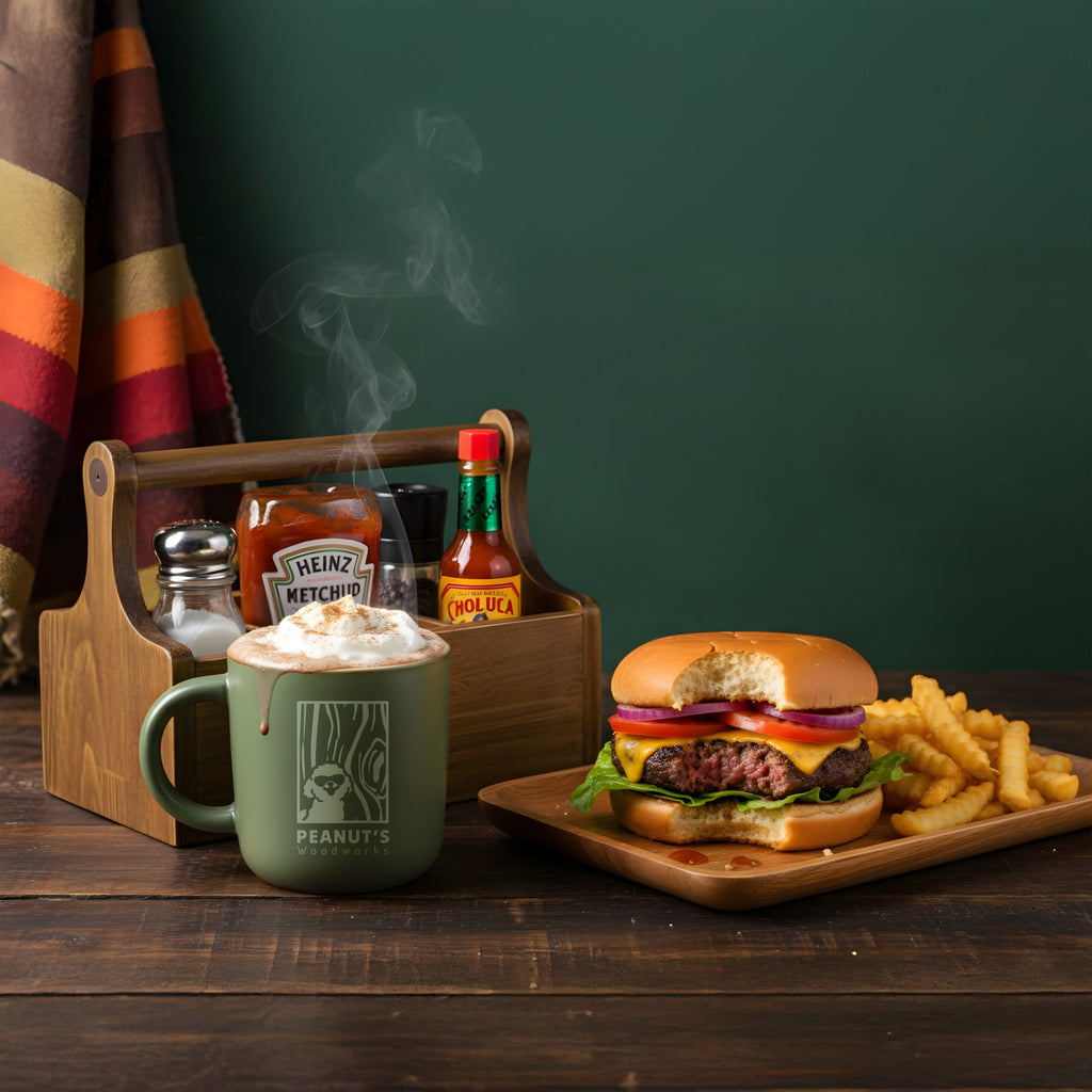 Khay gỗ đựng gia vị - "Mặn mòi" từ Peanut's Woodworks