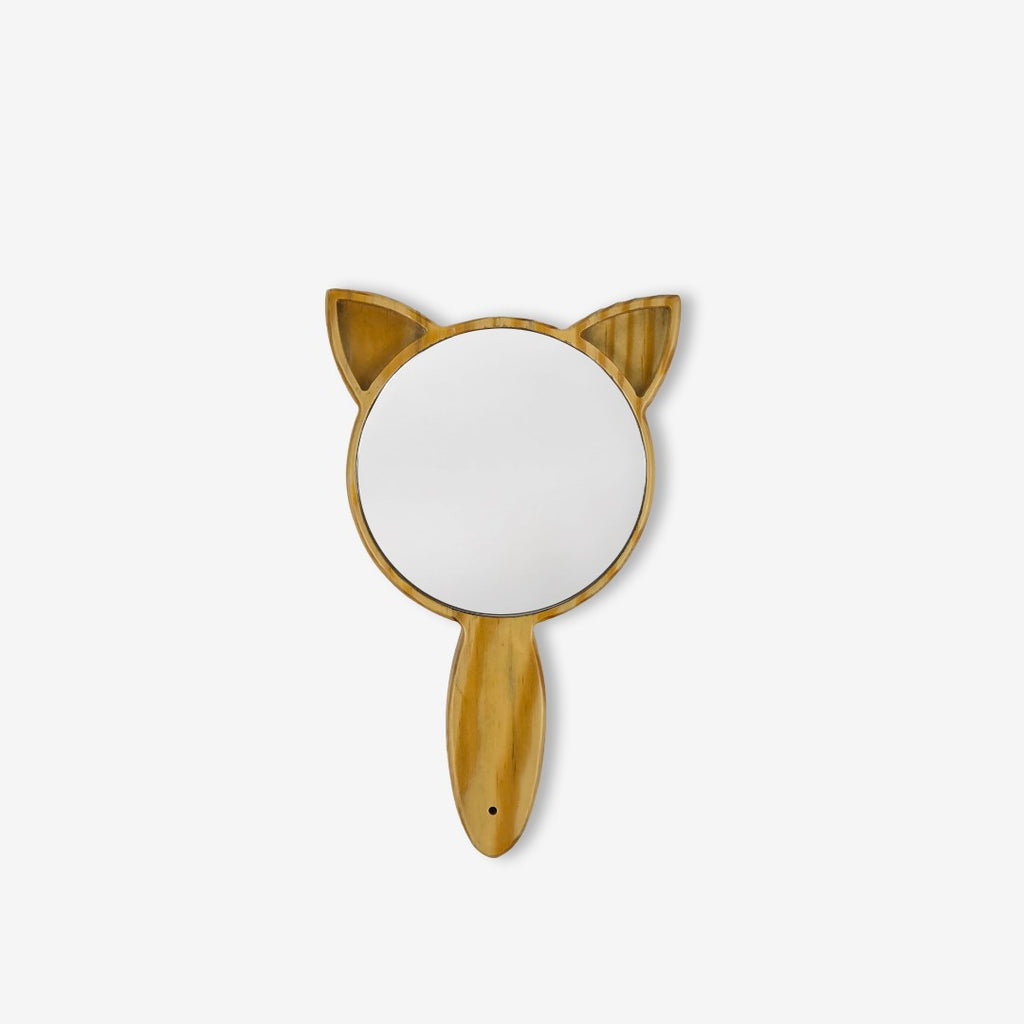Gương cầm tay gỗ – “Mewrror” từ Peanut’s Woodworks