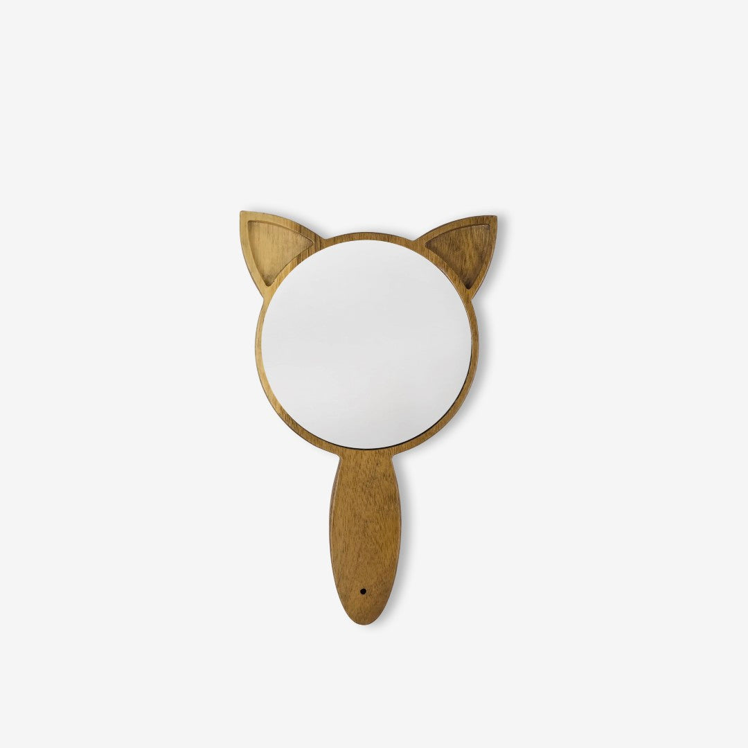 Gương cầm tay gỗ – “Mewrror” từ Peanut’s Woodworks