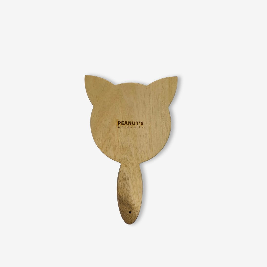 Gương cầm tay gỗ – “Mewrror” từ Peanut’s Woodworks