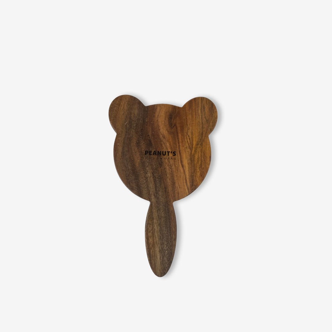 Gương cầm tay gỗ – “Mewrror” từ Peanut’s Woodworks