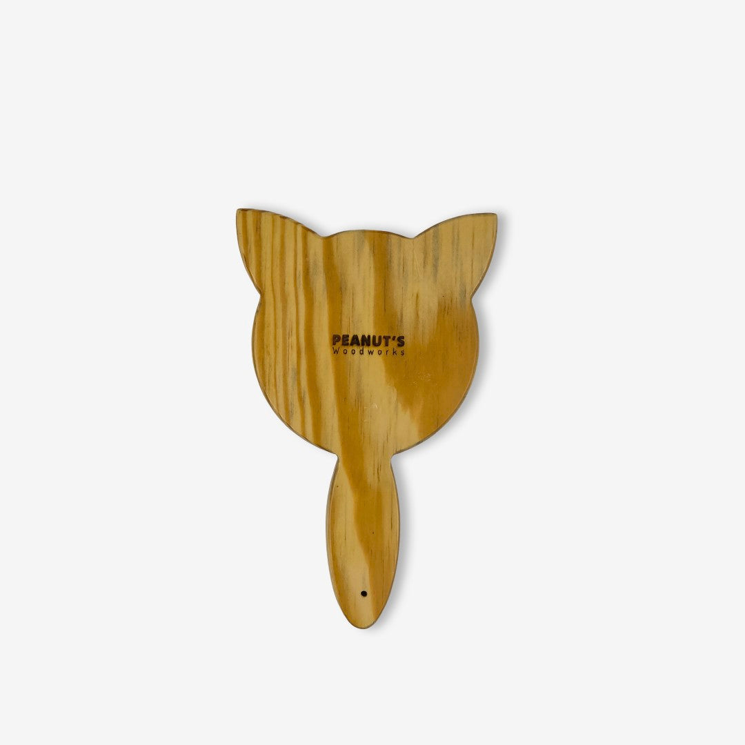 Gương cầm tay gỗ – “Mewrror” từ Peanut’s Woodworks