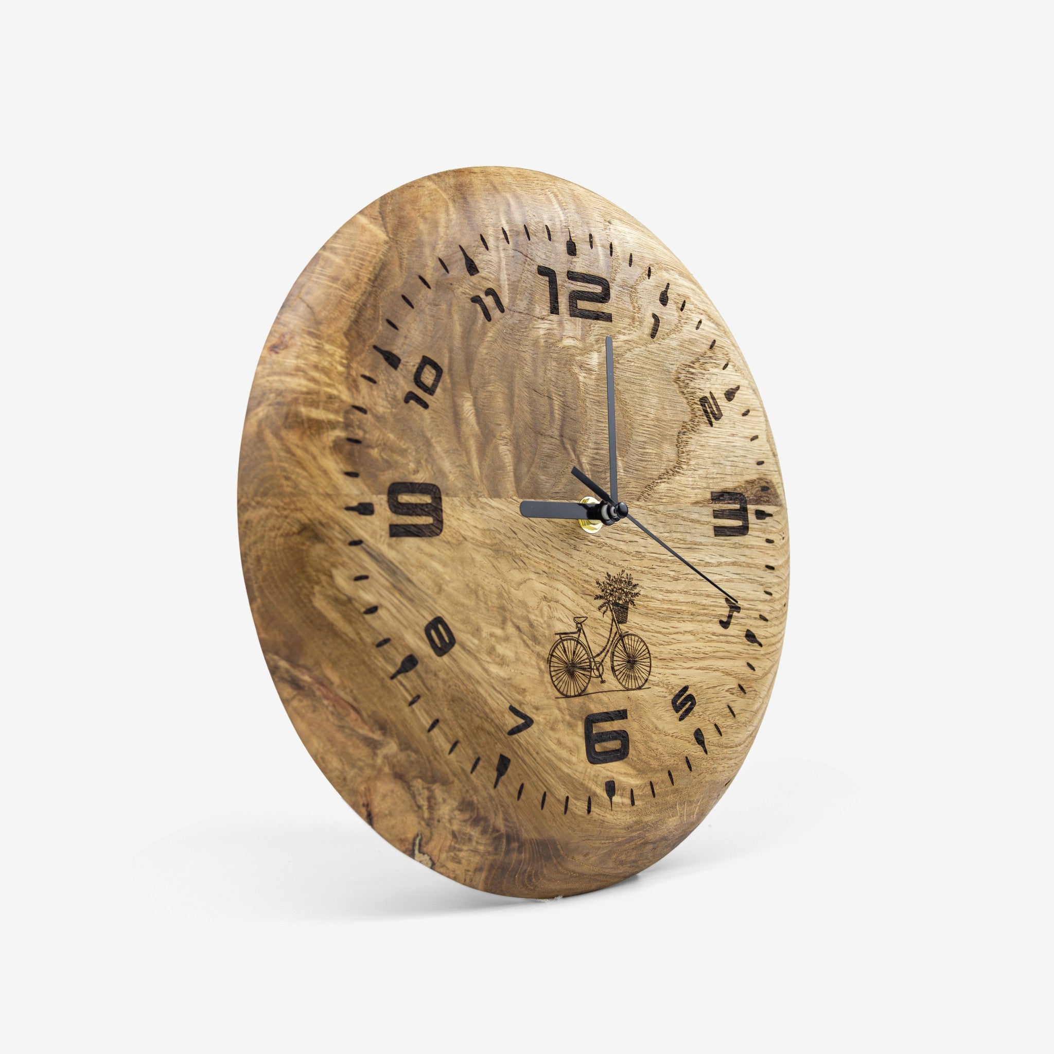 Đồng hồ gỗ treo tường - "Moon" từ Peanut’s Woodworks