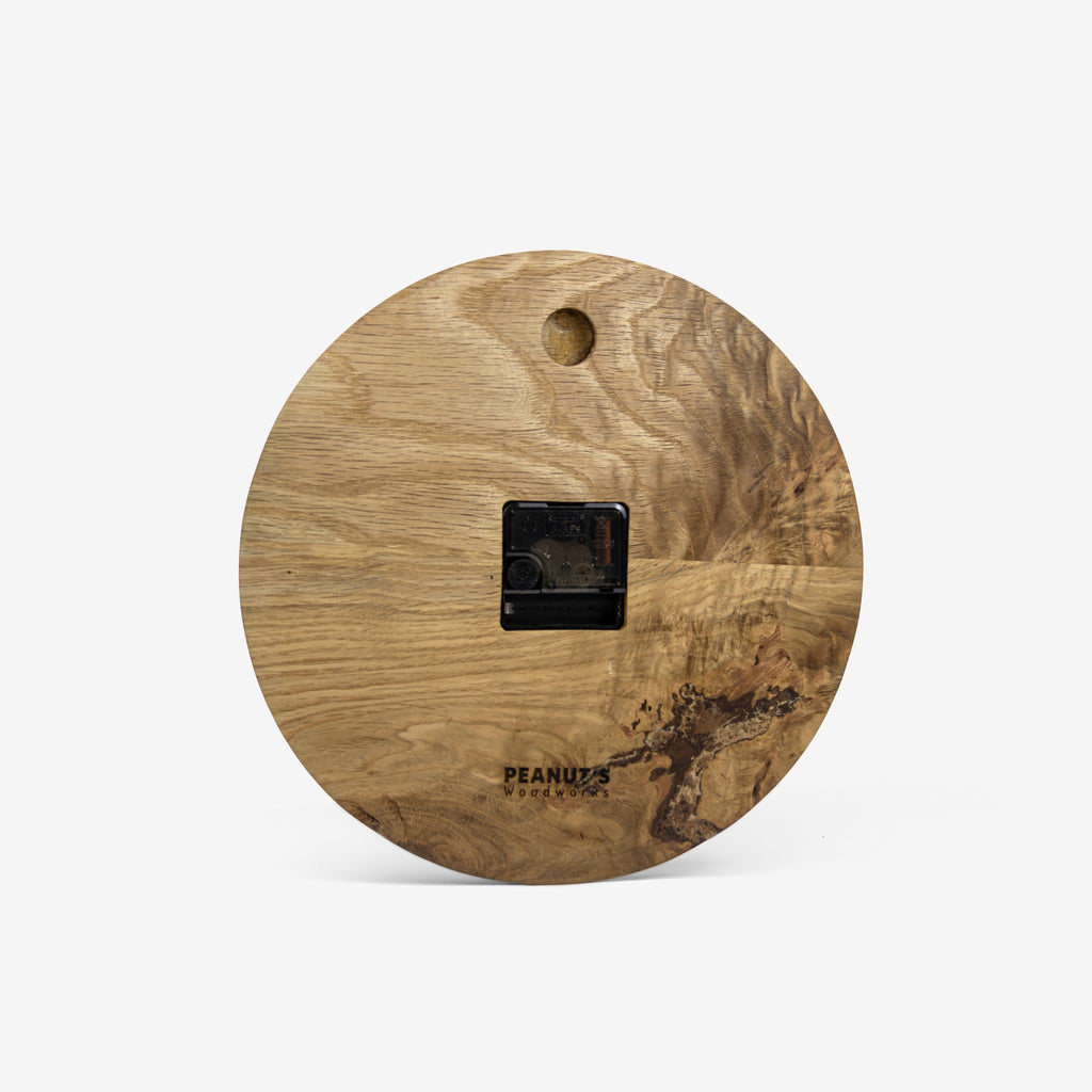 Wall clock - "Moon" from Peanut’s Woodworks