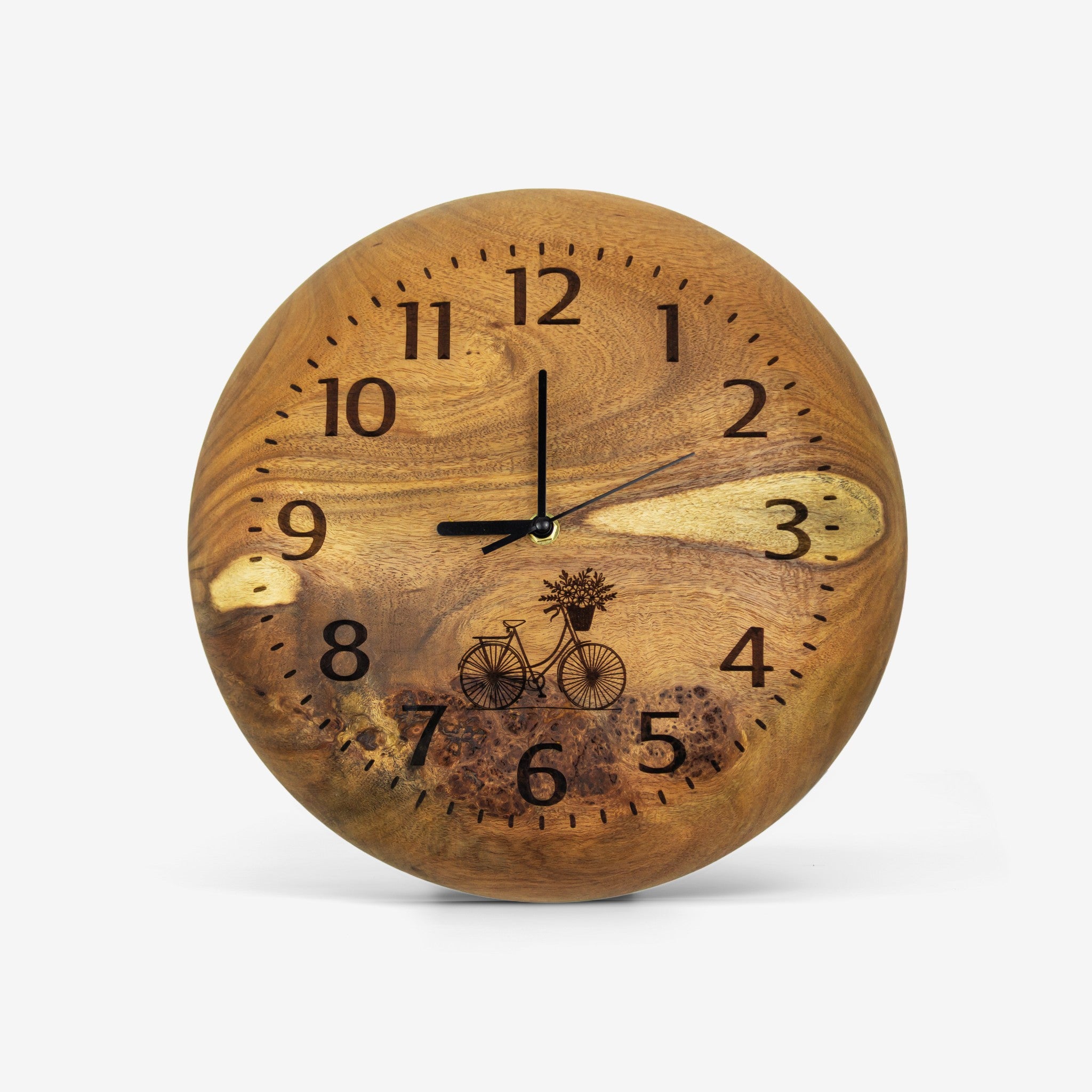 Đồng hồ treo tường "Moon" từ Peanut's Woodworks