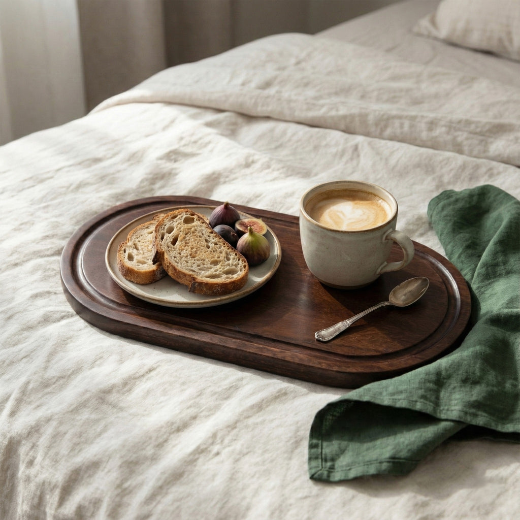 Khay gỗ oval - "Ovally" từ Peanut's Woodworks