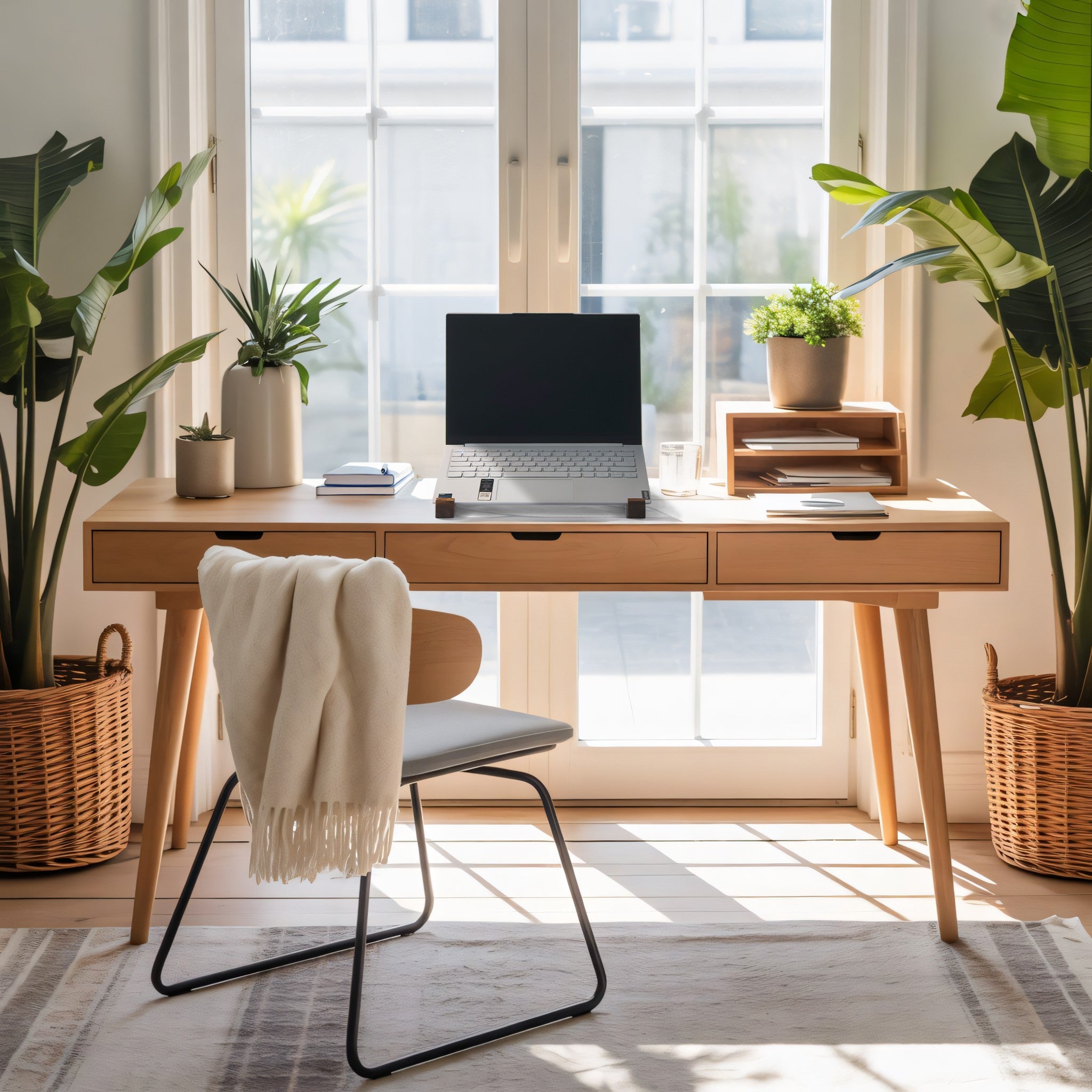 Laptop stand inclined for heat dissipation - "Overstand" from Peanut’s Woodworks