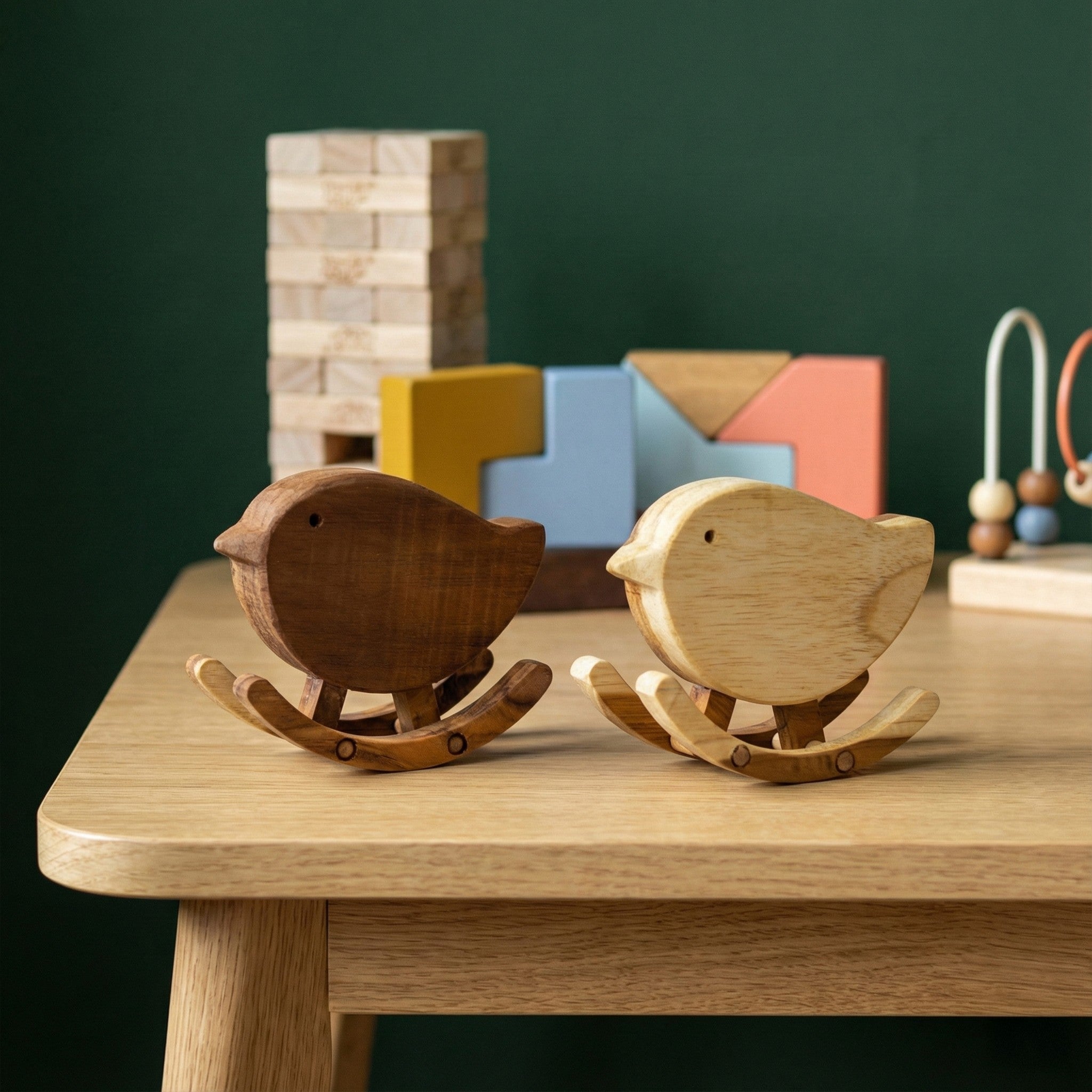 Đồ chơi Chim Bập Bênh - "Rock-a-Bird" từ Peanut’s Woodworks