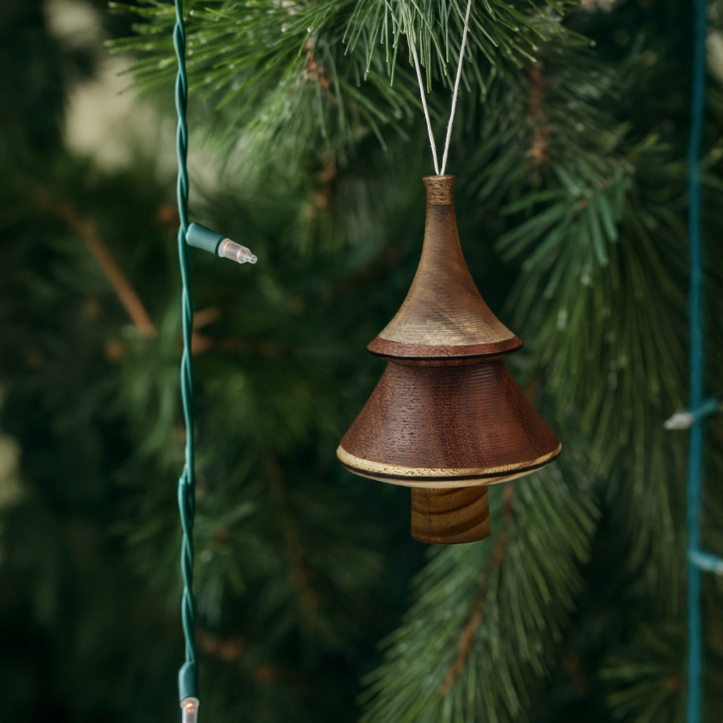 Bộ cây gỗ trang trí Giáng Sinh - "Rừng thông Bồ Bồ" từ Peanut's Woodworks