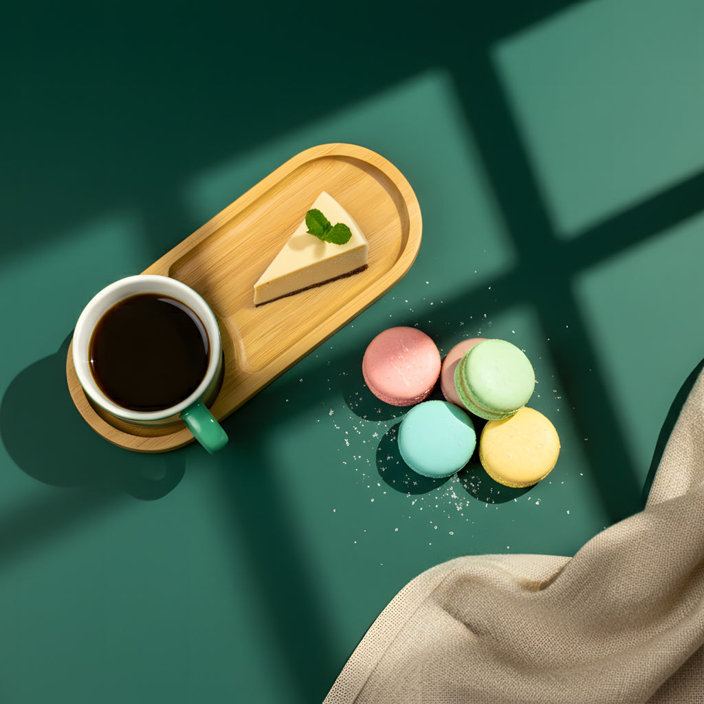 Khay gỗ để bánh, nước, snack - "Snackmate" từ Peanut’s Woodworks