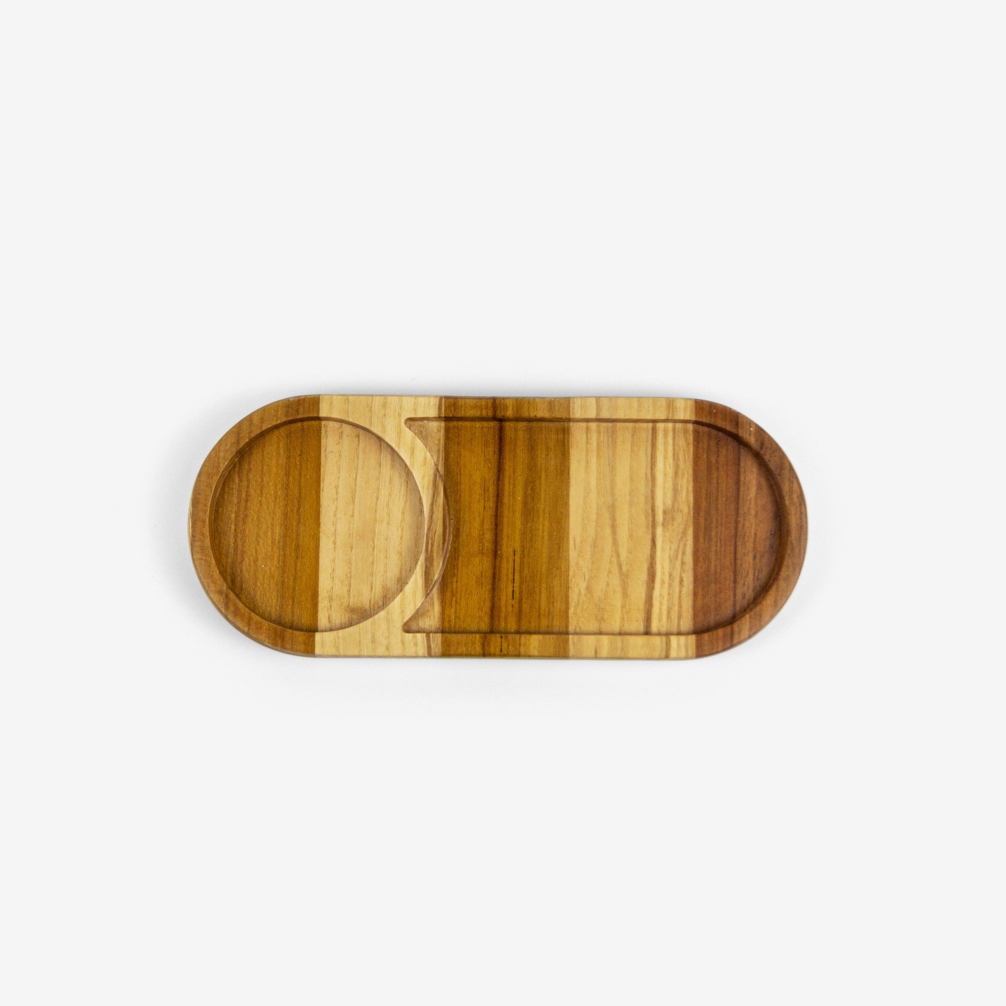 Khay gỗ để bánh, nước, snack - "Snackmate" từ Peanut’s Woodworks