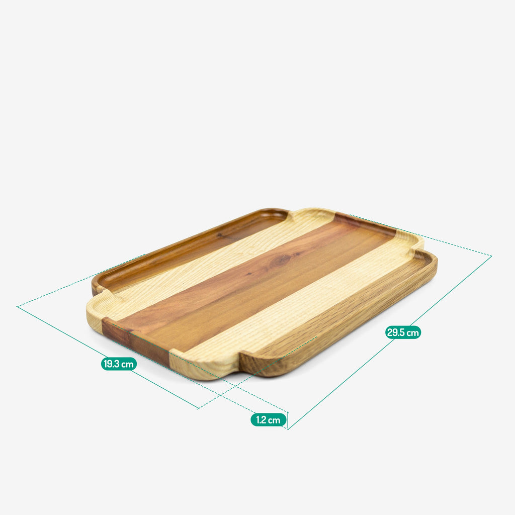 Rectangular wooden tray - "Toffee" from Peanut’s Woodworks