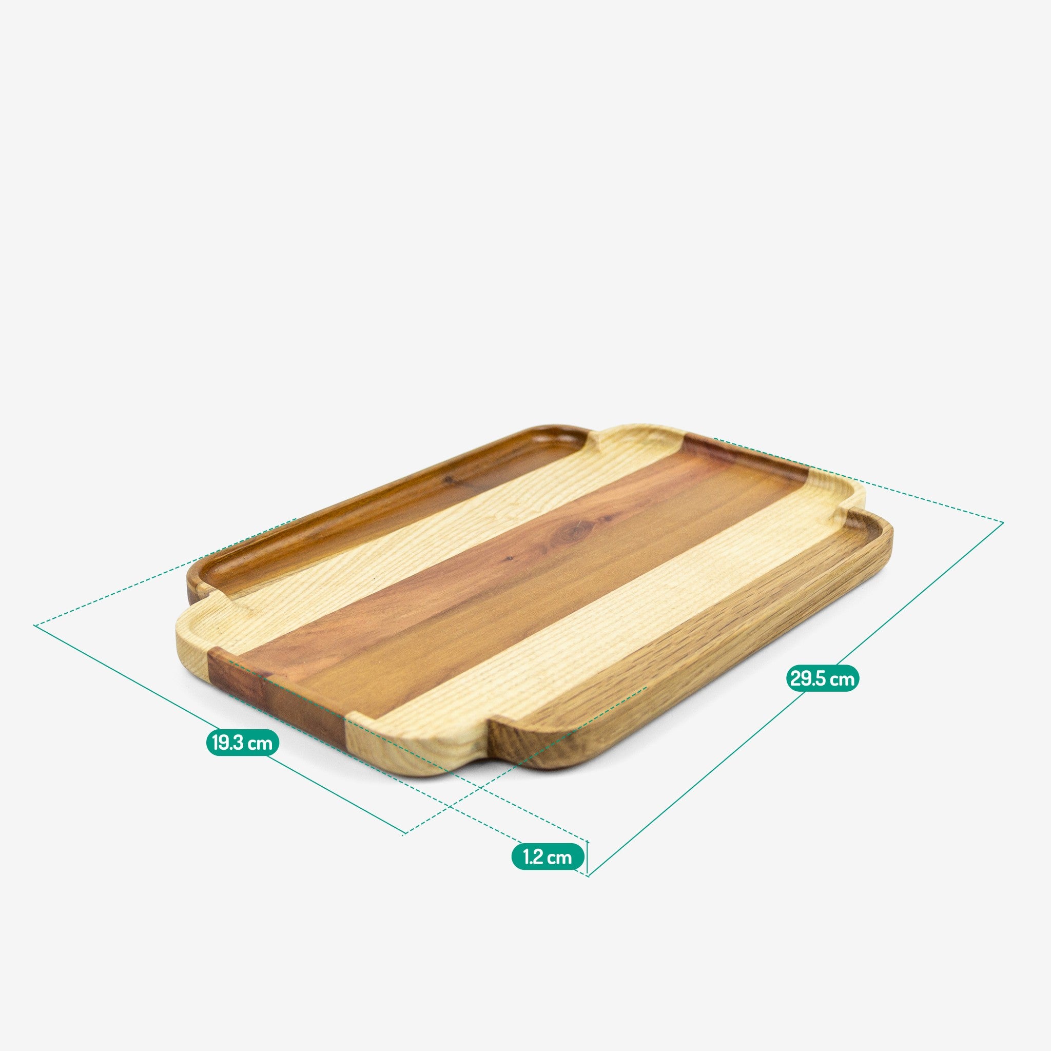 Khay gỗ chữ nhật - "Toffee" từ Peanut’s Woodworks