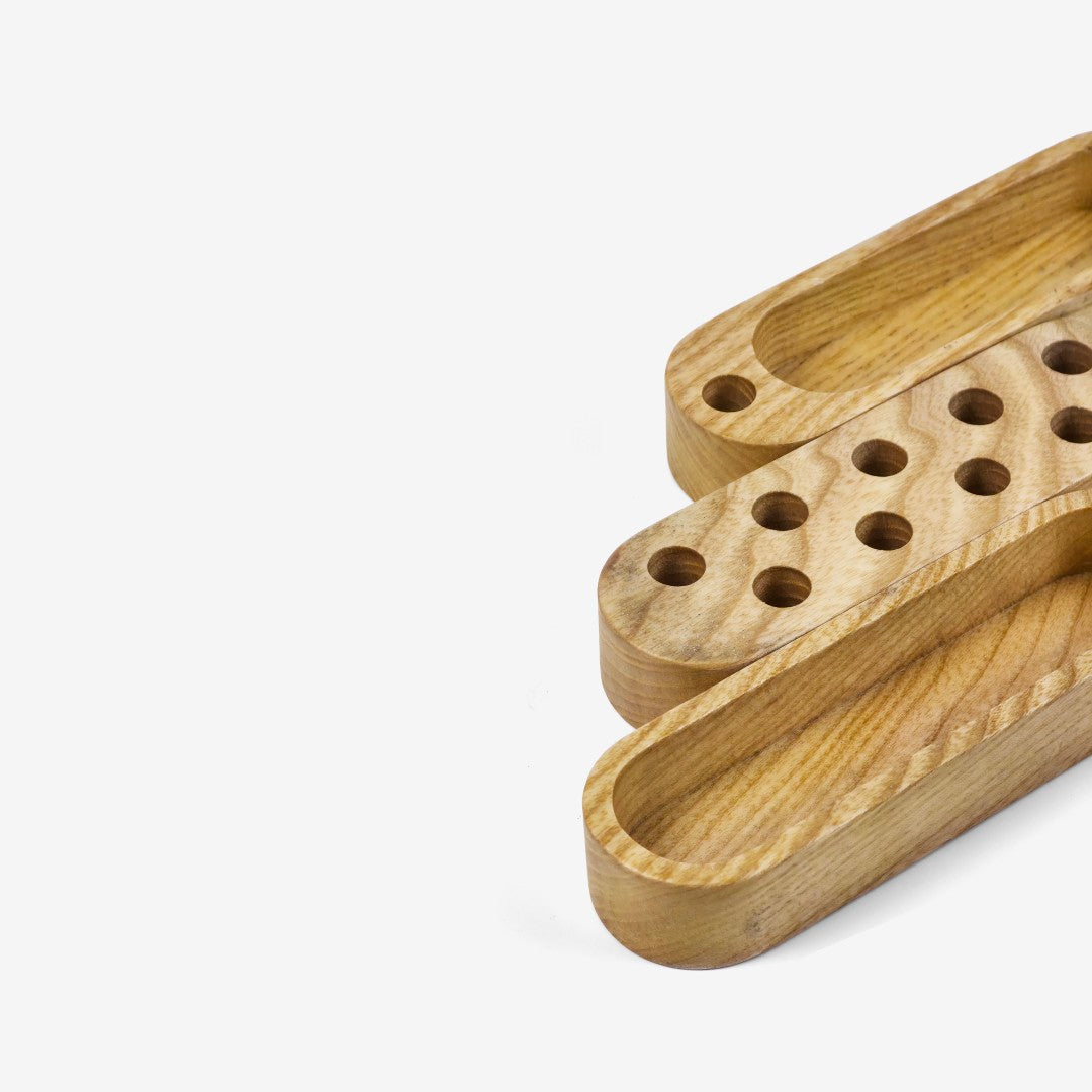 Bộ khay gỗ xếp đồ bàn làm việc – “Treepod” từ Peanut's Woodworks