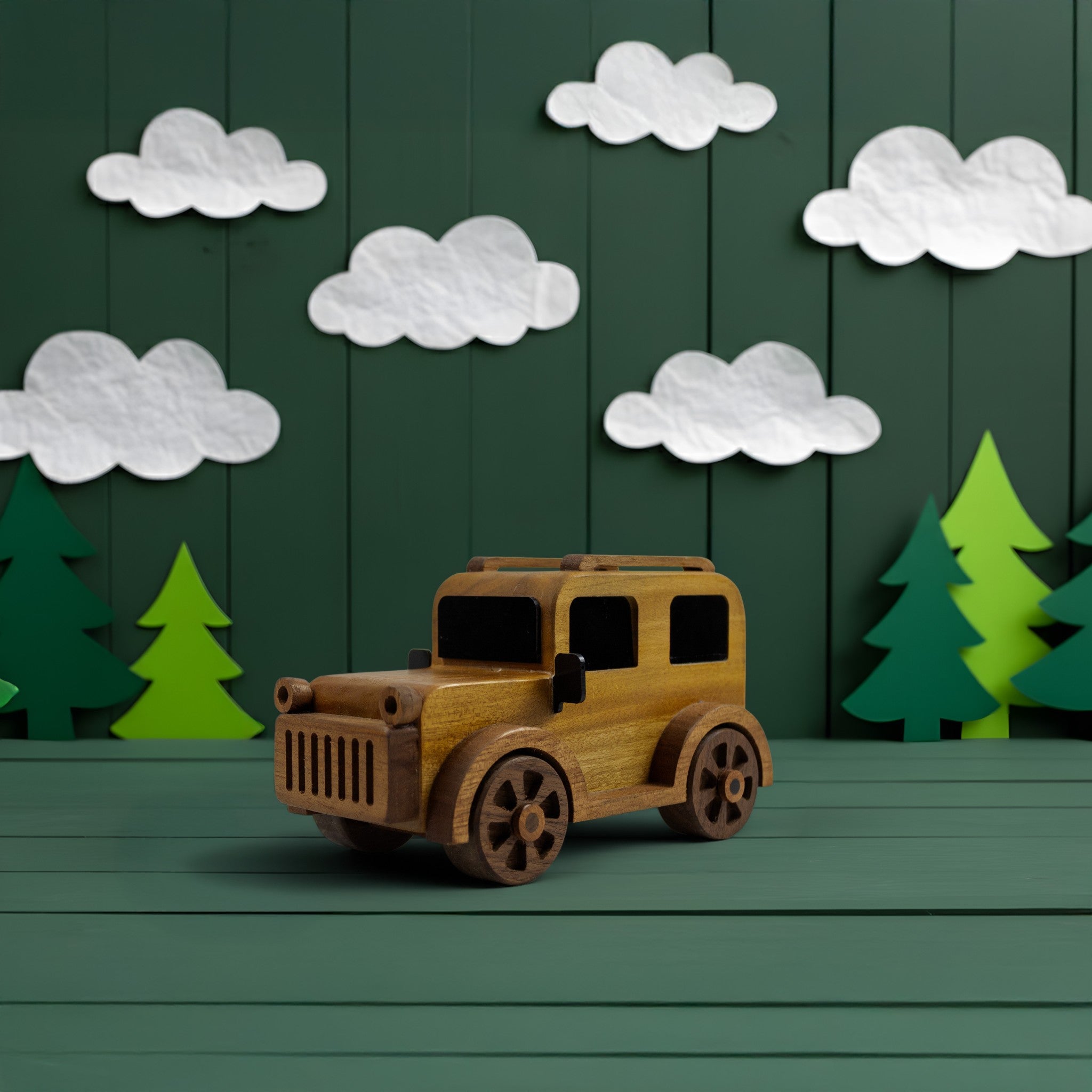 Xe gỗ mô hình cổ điển - "Woody Rider" từ Peanut’s Woodworks