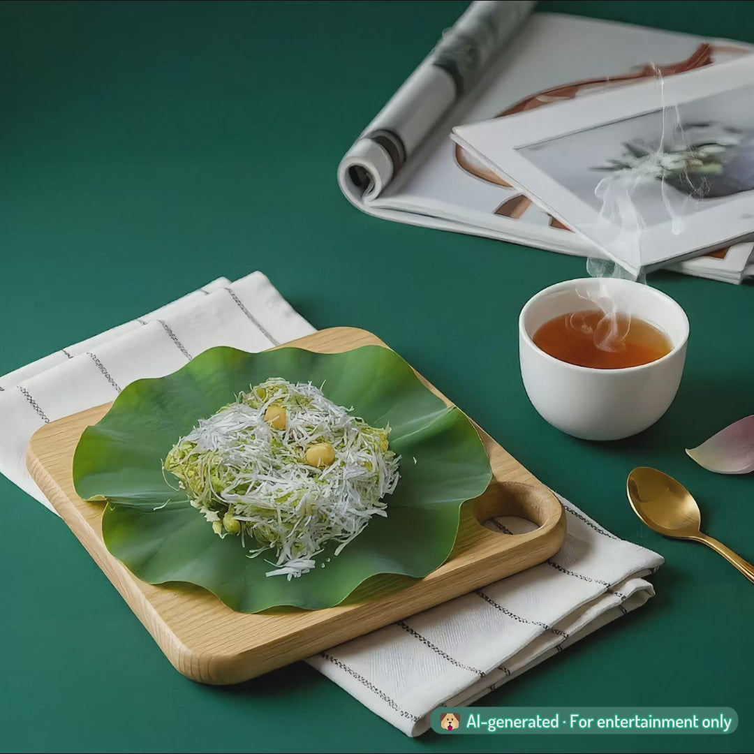 Square wooden tray - "Bánh chưng" from Peanut’s Woodworks