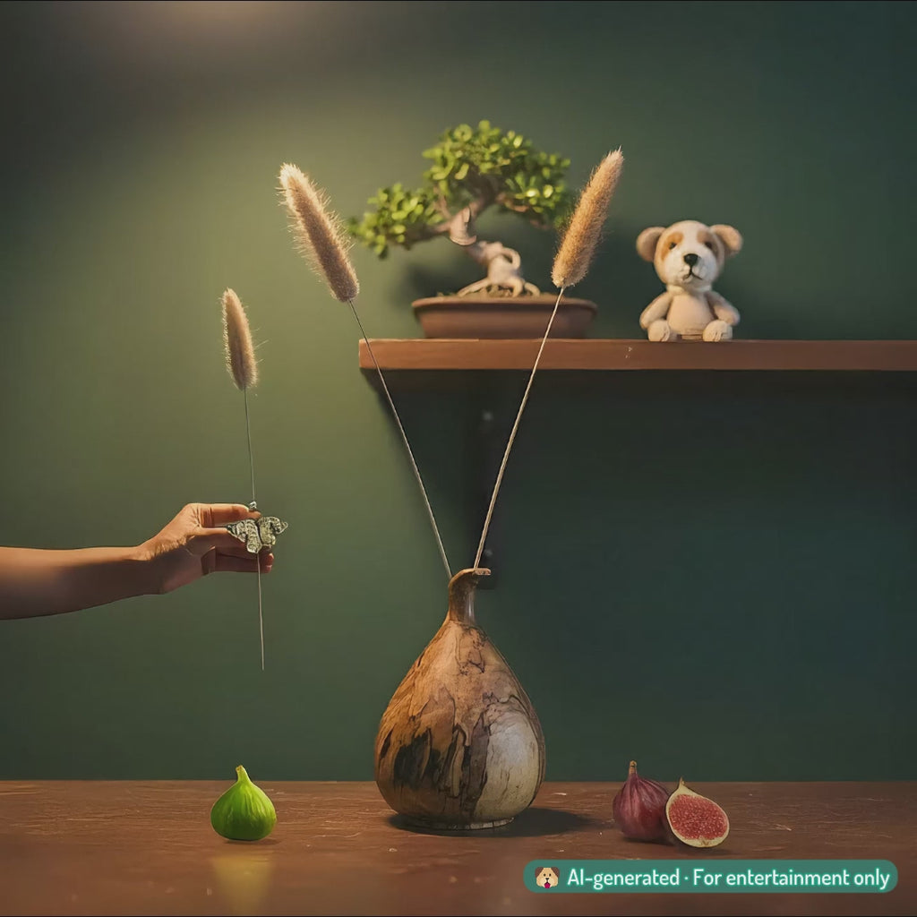 Lọ hoa gỗ mini để bàn - "Quả sung"  từ Peanut's Woodworks