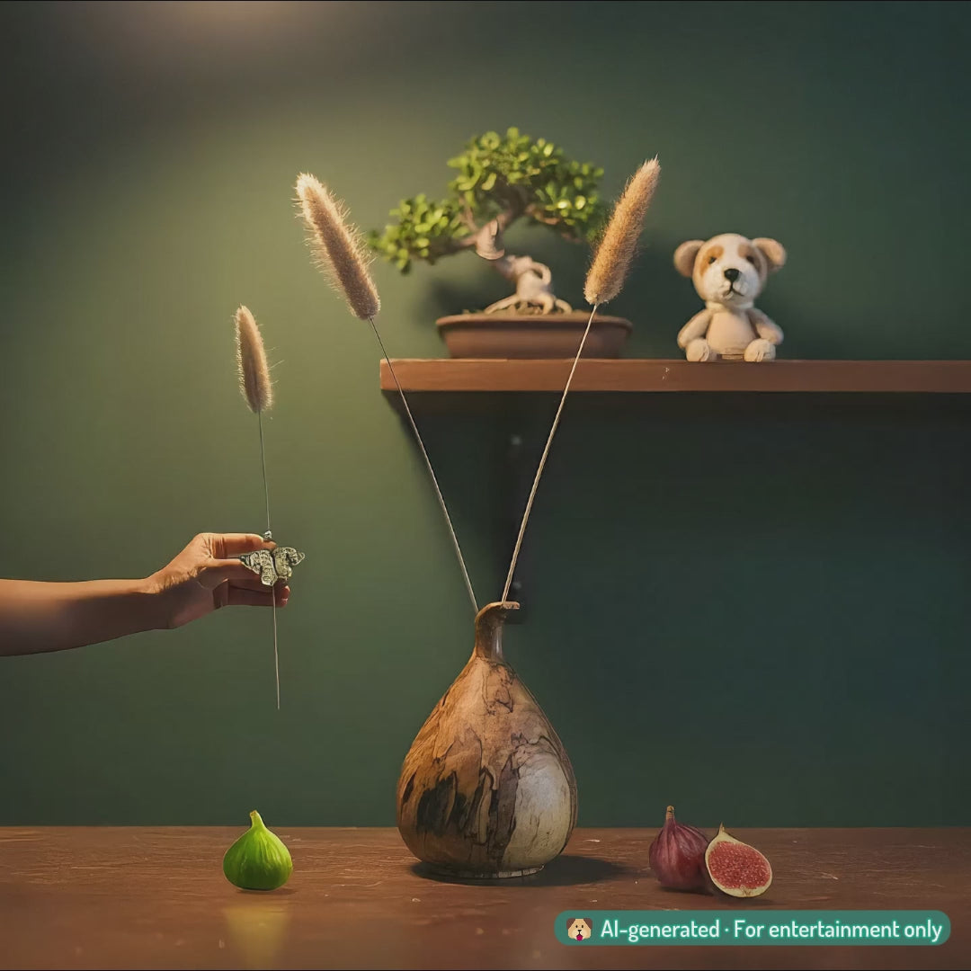 Lọ hoa gỗ mini để bàn - "Quả sung"  từ Peanut's Woodworks