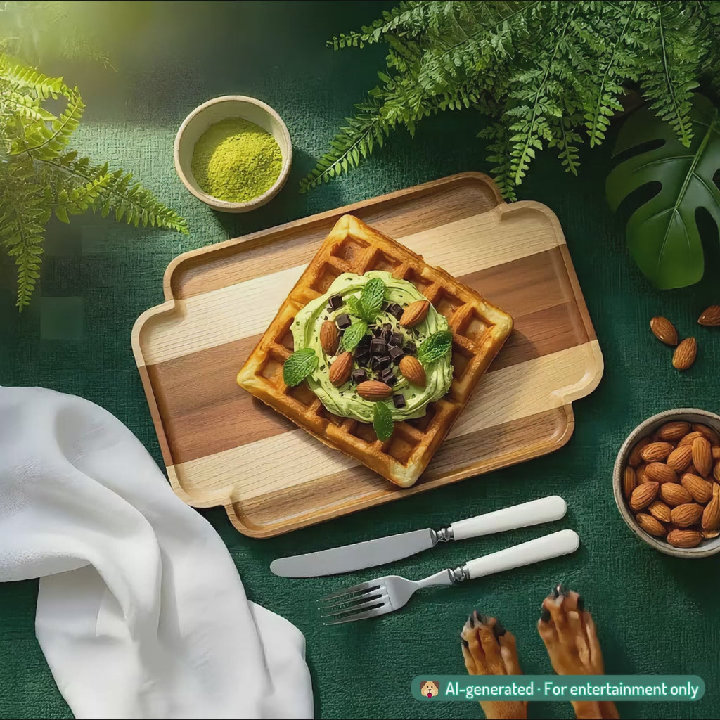 Rectangular wooden tray - "Toffee" from Peanut’s Woodworks